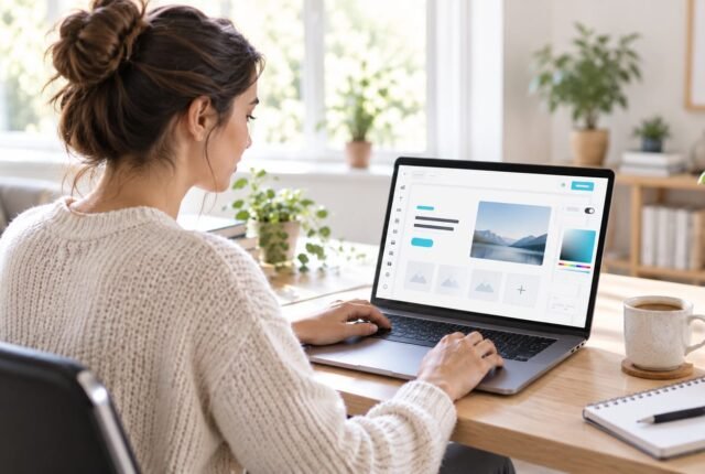 Profissionais autônomos desenvolvem o site do seu negócio no GreatPages com praticidade e rapidez.