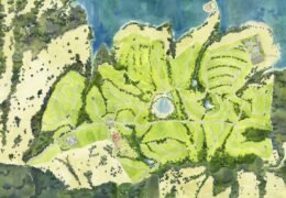 Masterplan da Fazenda do Lago: 3 milhões de m² organizados em quatro clubes autorais às margens do Lago Corumbá IV.